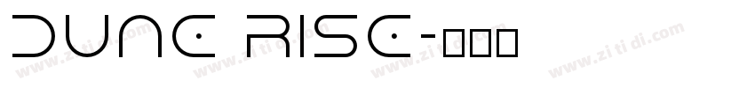 DUNE RISE字体转换